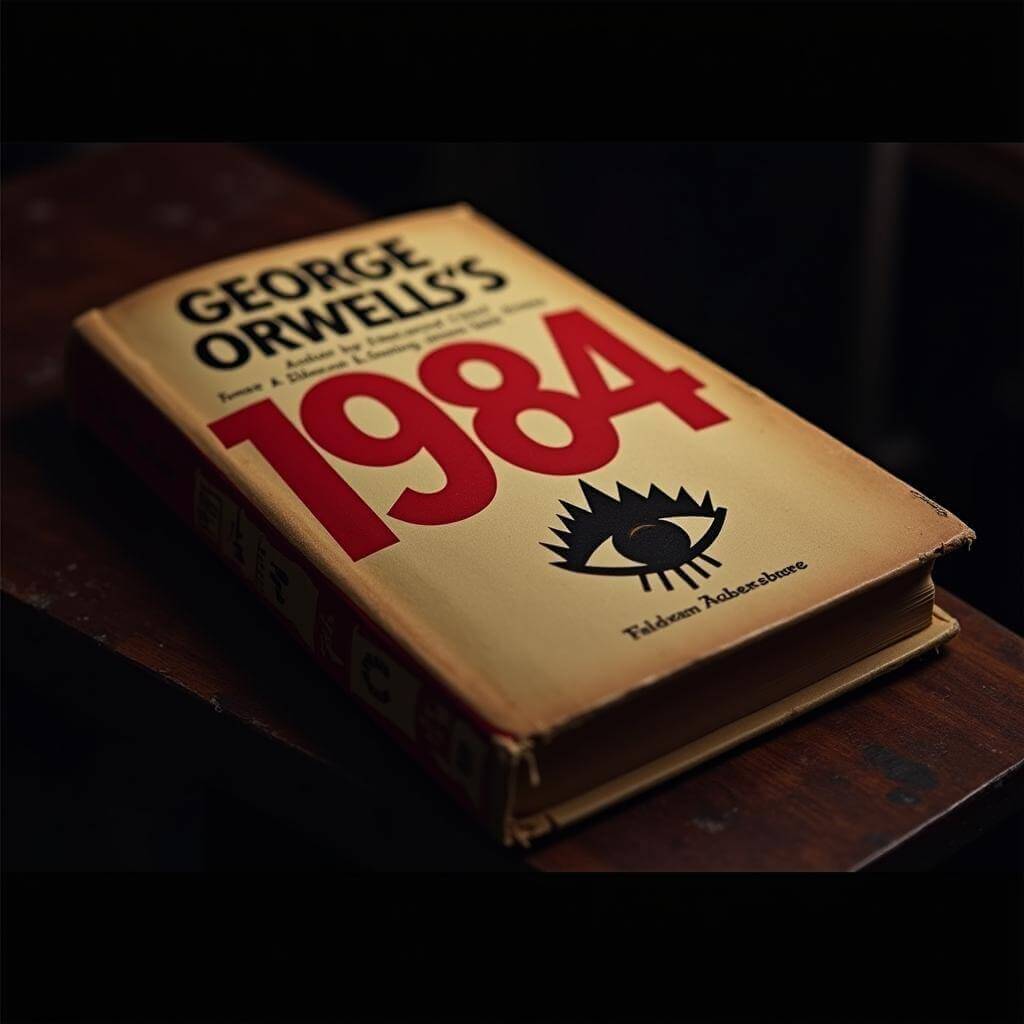 Dystopian novel 1984 by George Orwell