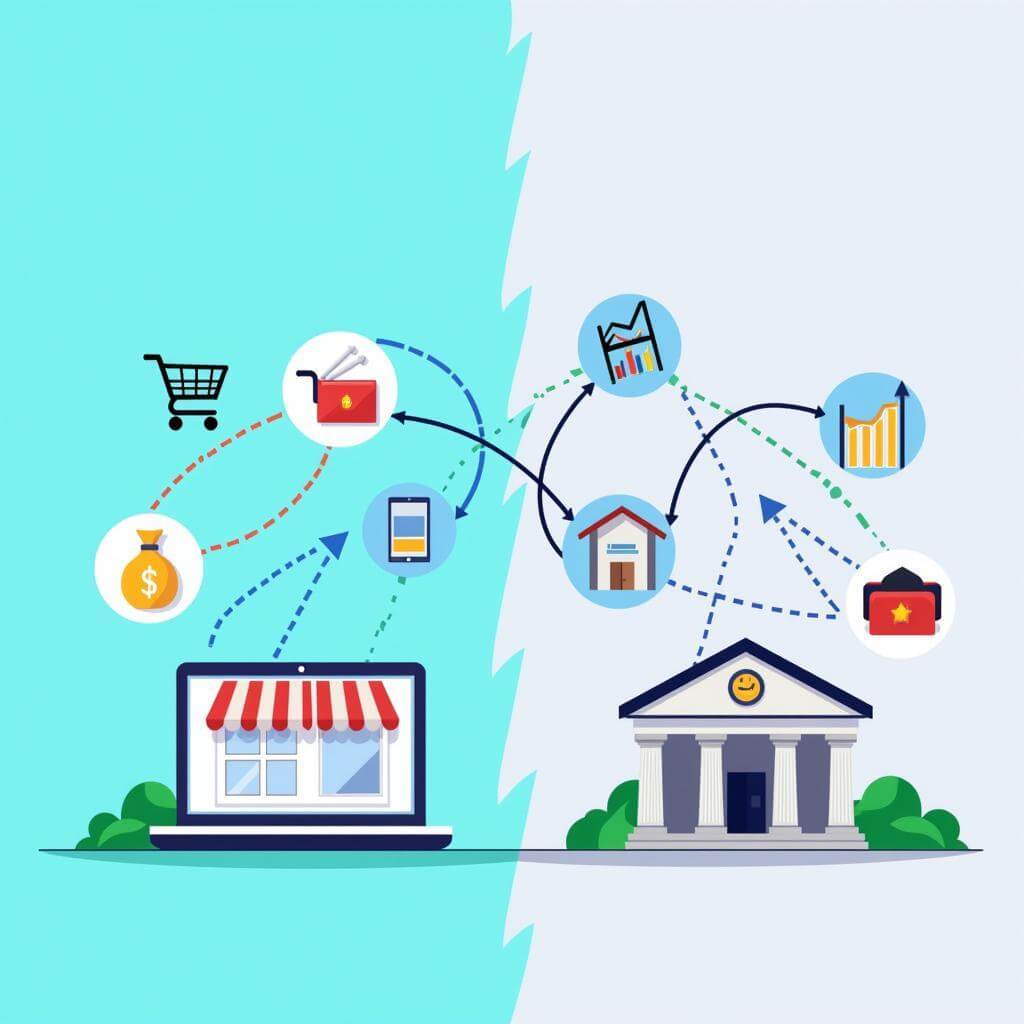 E-commerce impact on traditional financial institutions