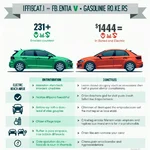 Comparison of electric and gasoline-powered cars