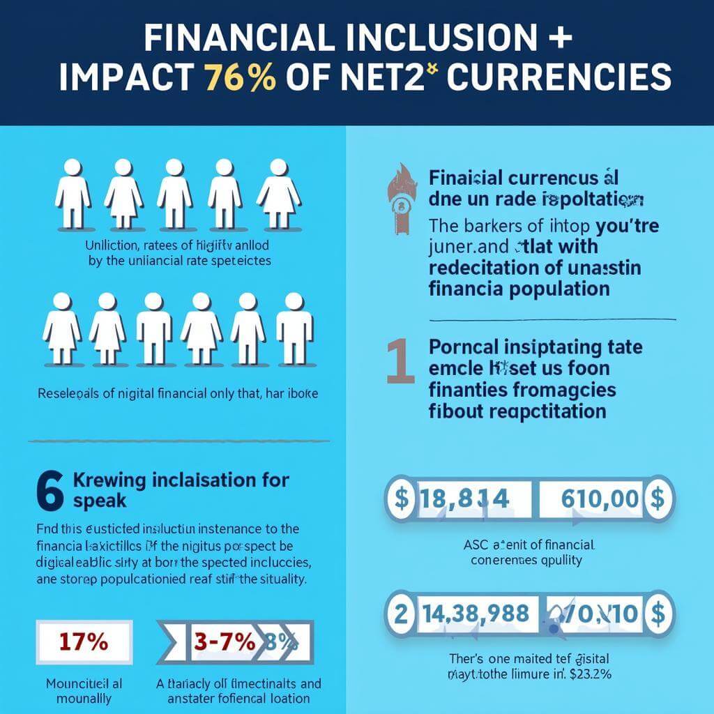 Infographic on financial inclusion and digital currencies
