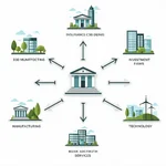 Financial institutions contributing to economic development