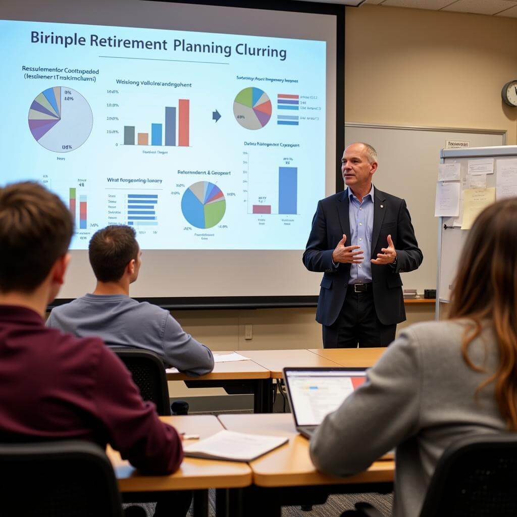 Financial literacy education concept