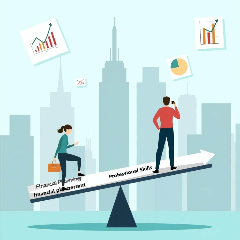 Balancing financial planning and professional skills for career success