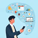 Fintech transforming wealth management illustration