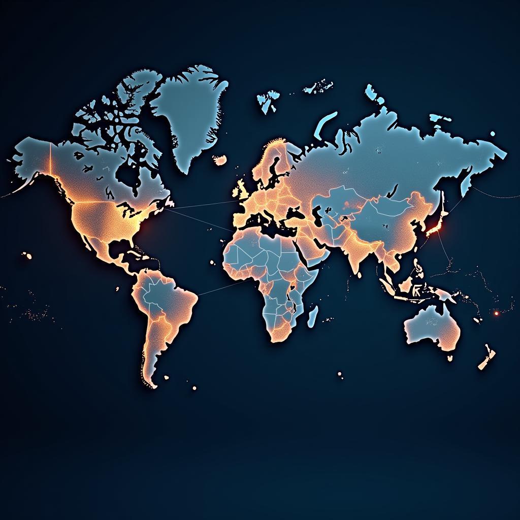 Visualization of global education network