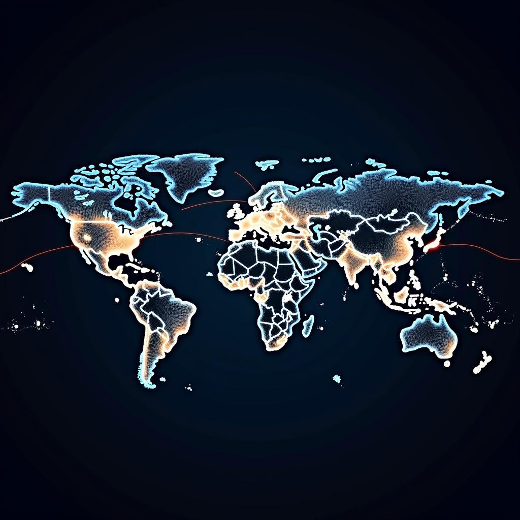 Visualization of the global financial network