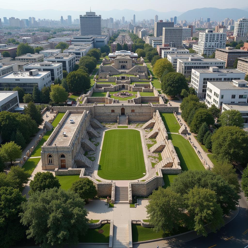 Integration of Historic Site in Modern City