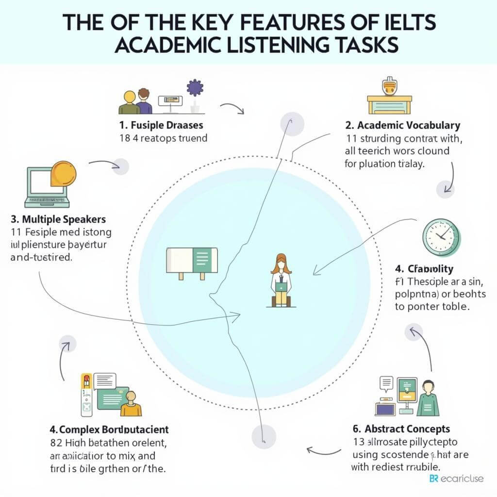 Key features of IELTS academic listening tasks