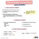 IELTS Listening Pre-reading Techniques