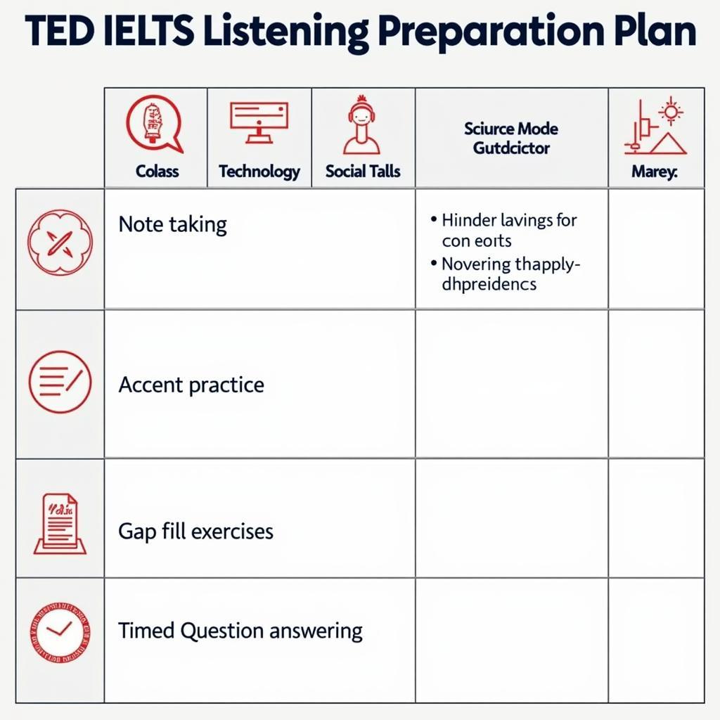 IELTS Listening Preparation Plan with TED Talks