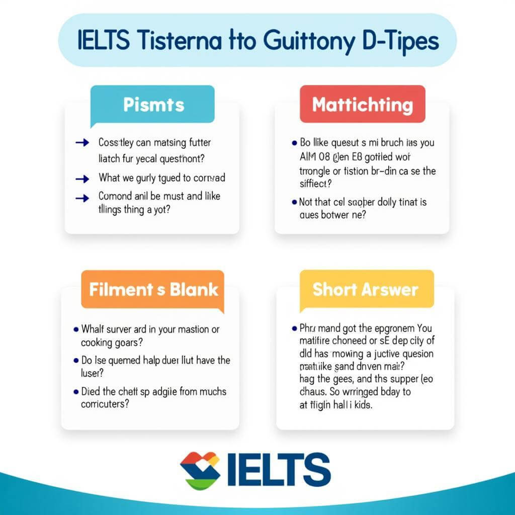 IELTS Listening Question Types Overview