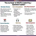 IELTS Listening Question Types Example
