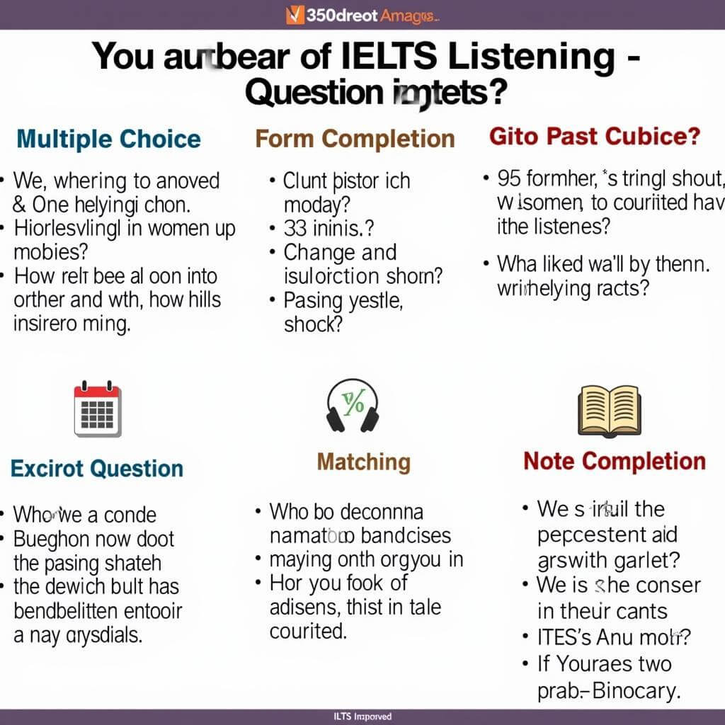IELTS Listening Question Types Example