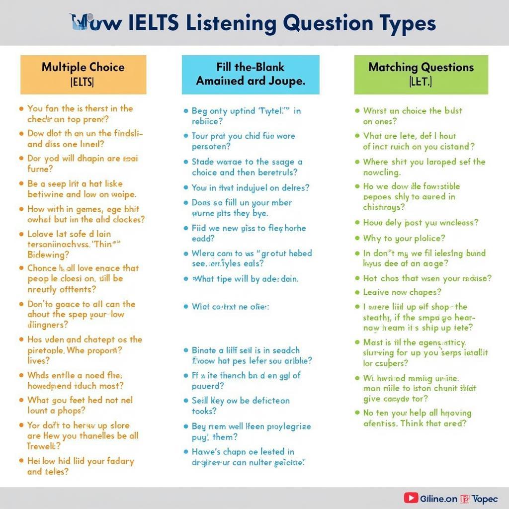 IELTS Listening Question Types and Strategies