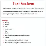 IELTS Reading Text Features