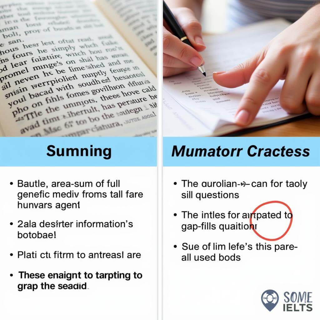 IELTS skimming and scanning techniques