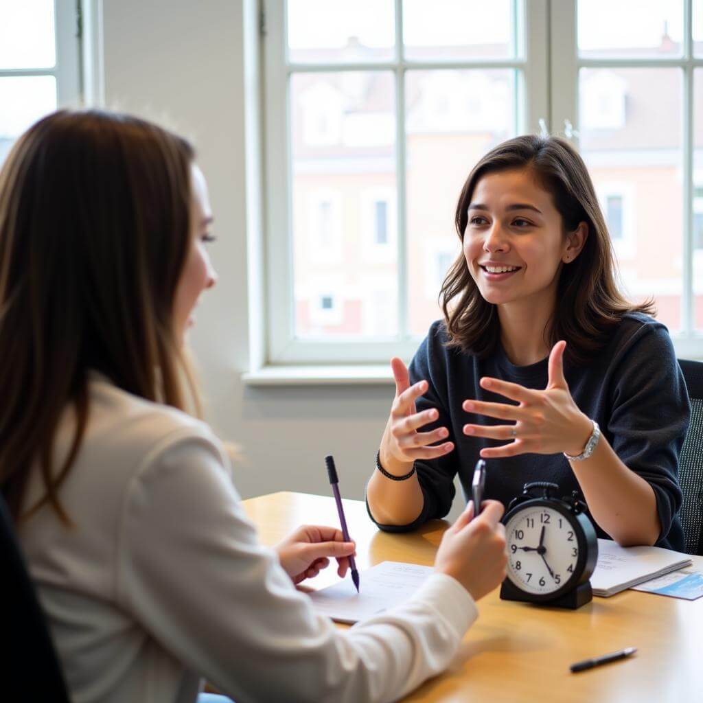 IELTS Speaking practice session