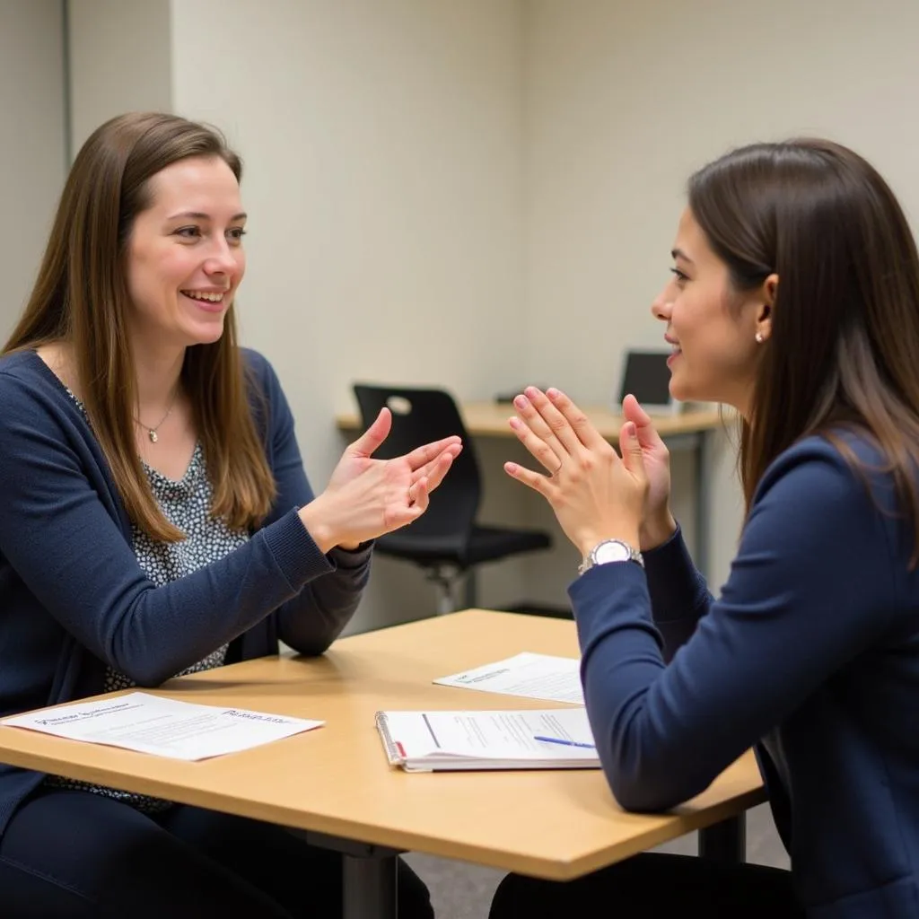 IELTS Speaking practice session