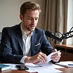 IELTS candidate practicing with a timer