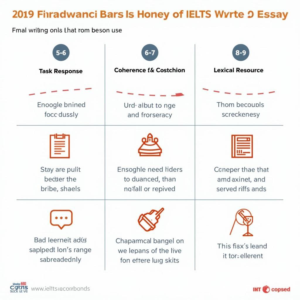 IELTS Writing Task 2 band scores comparison