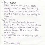 IELTS Writing Task 2 Sample Essay on Managing Debts