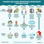 Chart showing inflation's impact on different investments