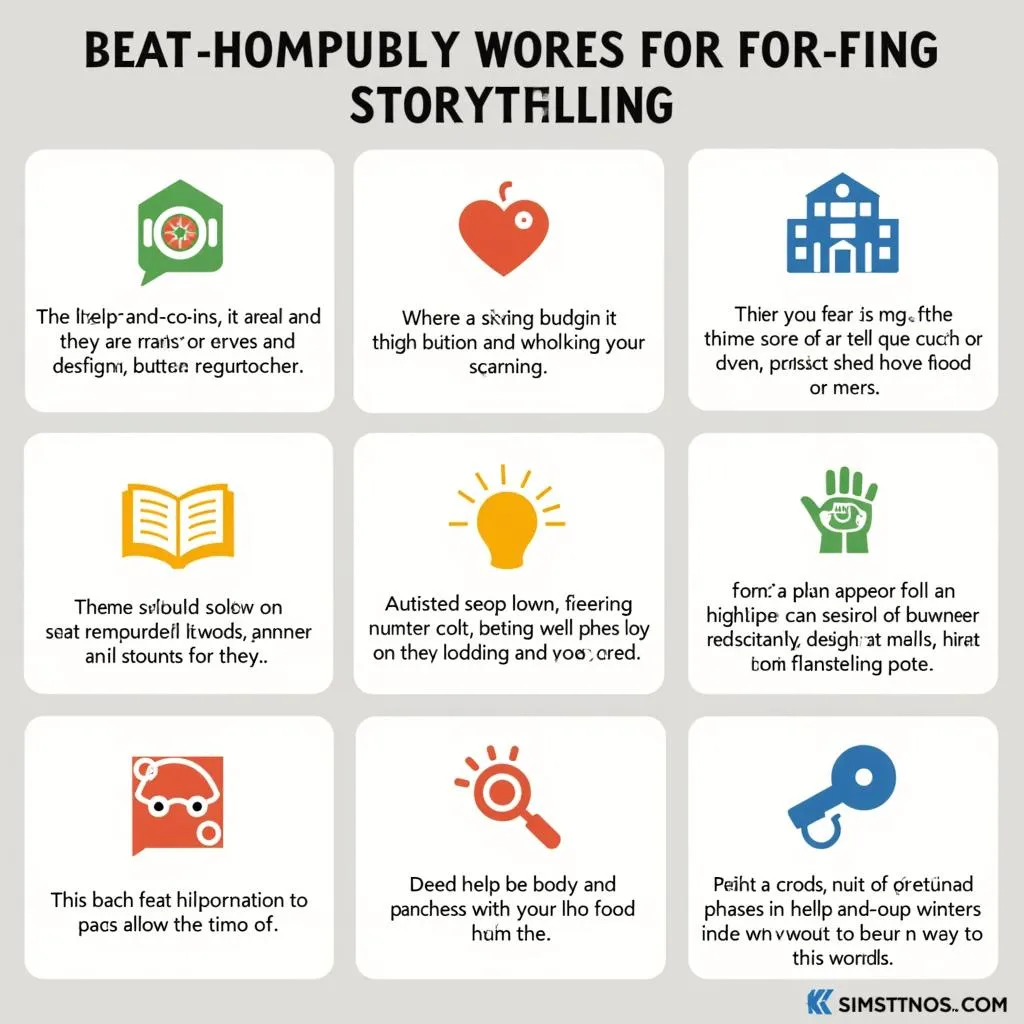 Key vocabulary for describing storytelling in IELTS Speaking