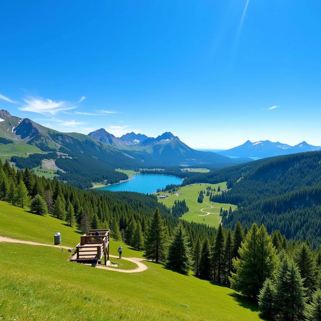 Nature reserve with scenic view and fresh air
