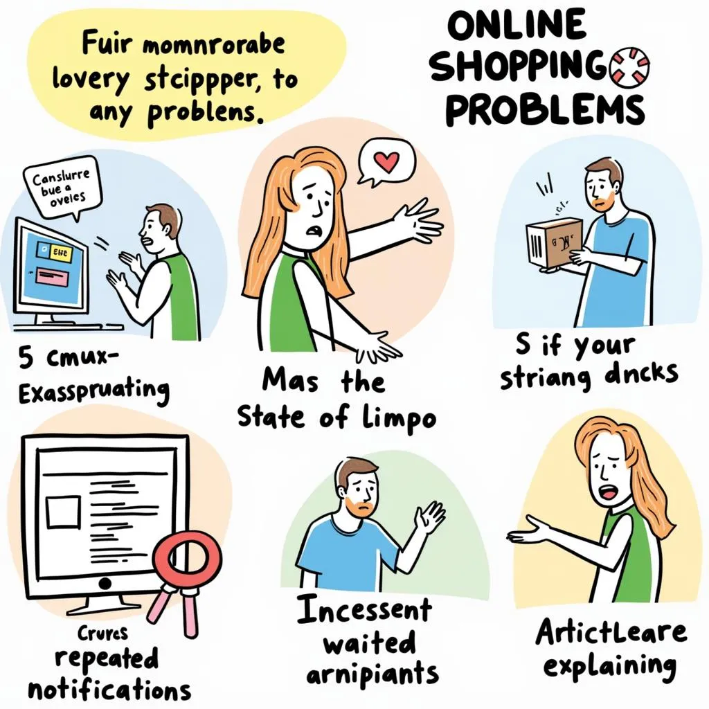 Key vocabulary and phrases for IELTS Speaking about online shopping problems