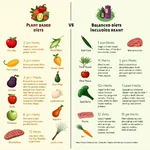 Comparison of plant-based and balanced diets