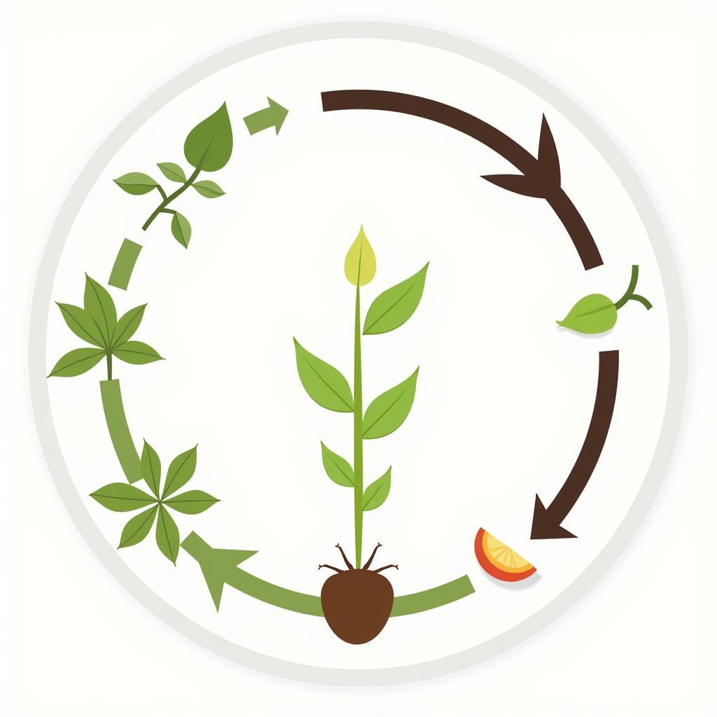 Plant life cycle diagram