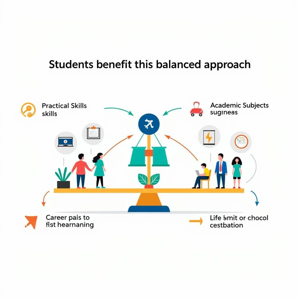 Balancing practical skills and academic subjects in education