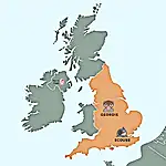 Regional British Accents Map