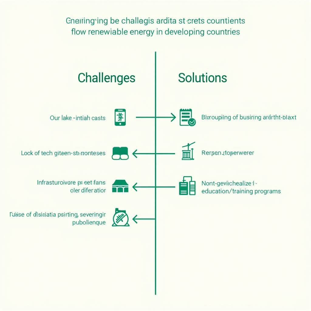 Challenges and solutions in adopting renewable energy