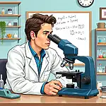 Scientist discovering cure for IELTS example