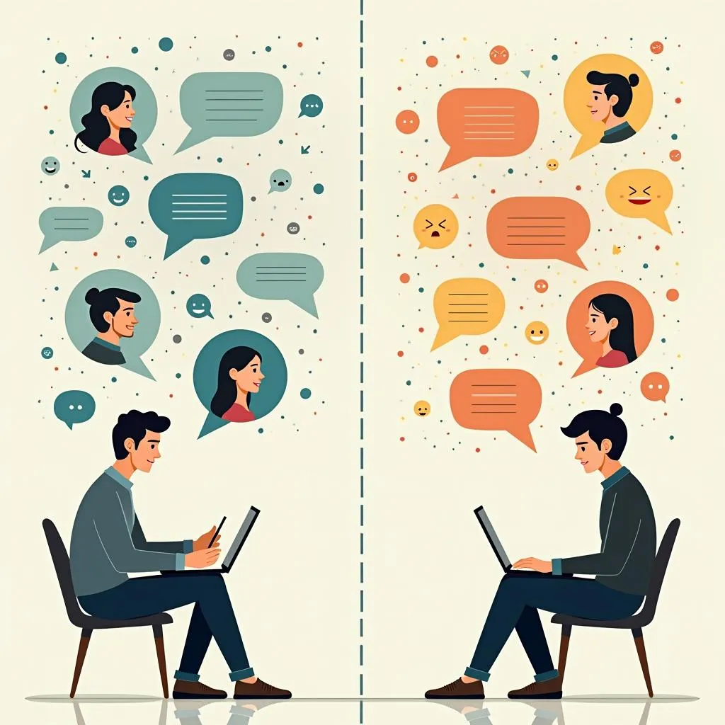 Technology's impact on difficult conversations