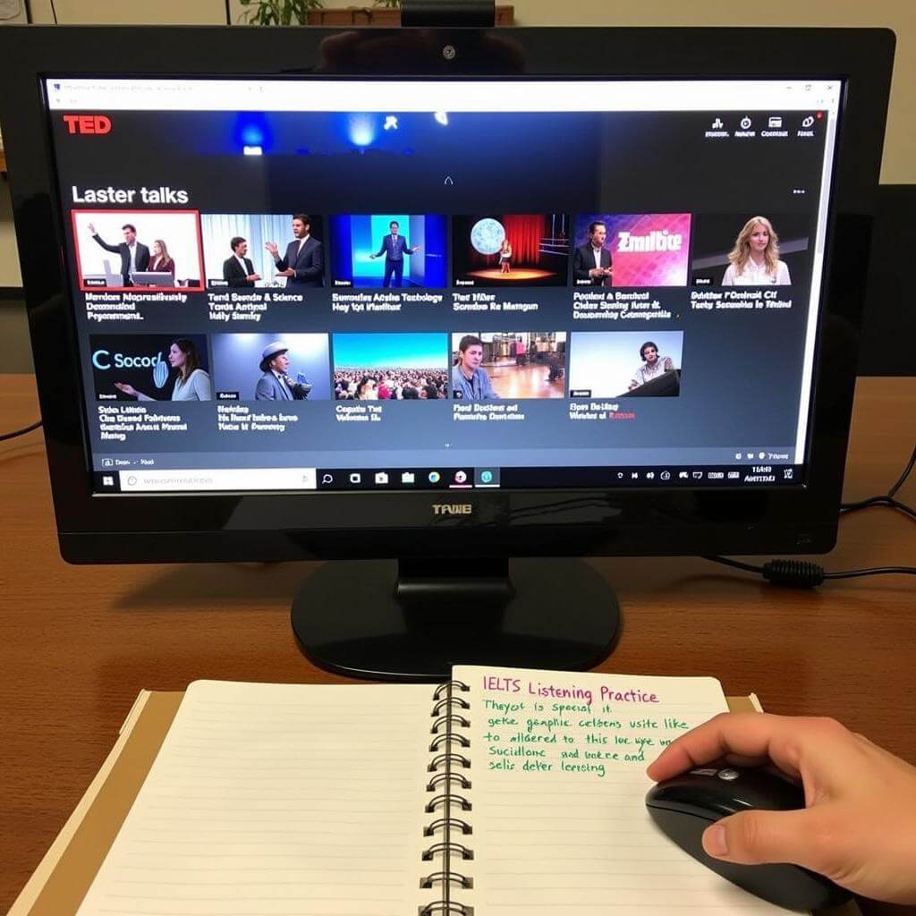 Selecting TED Talks for IELTS Listening Practice
