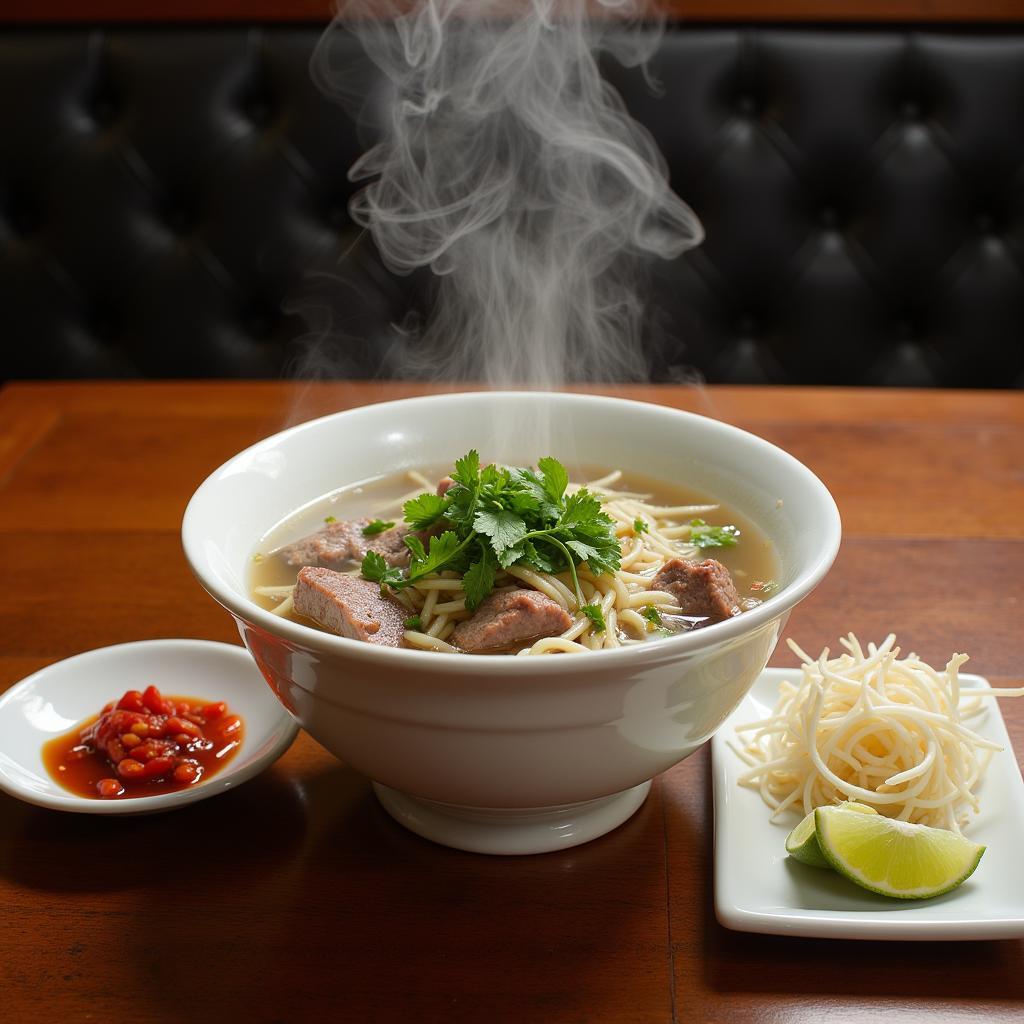 Vietnamese Pho - Traditional noodle soup
