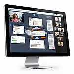 Virtual events platform for professional development