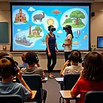 Virtual field trip classroom experience