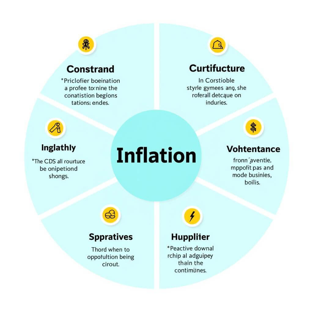 Visual glossary of inflation and economics vocabulary