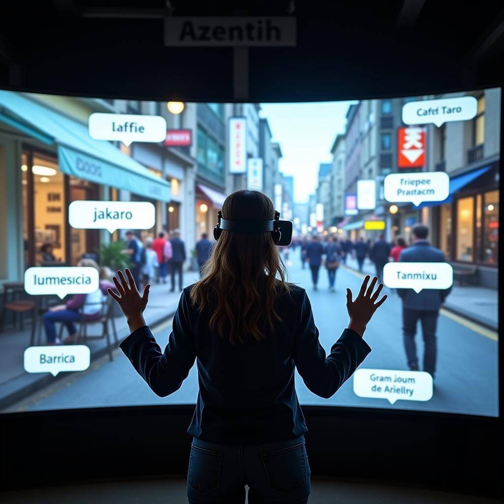 VR language learning immersive experience