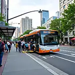 Accessible public transportation in a modern city