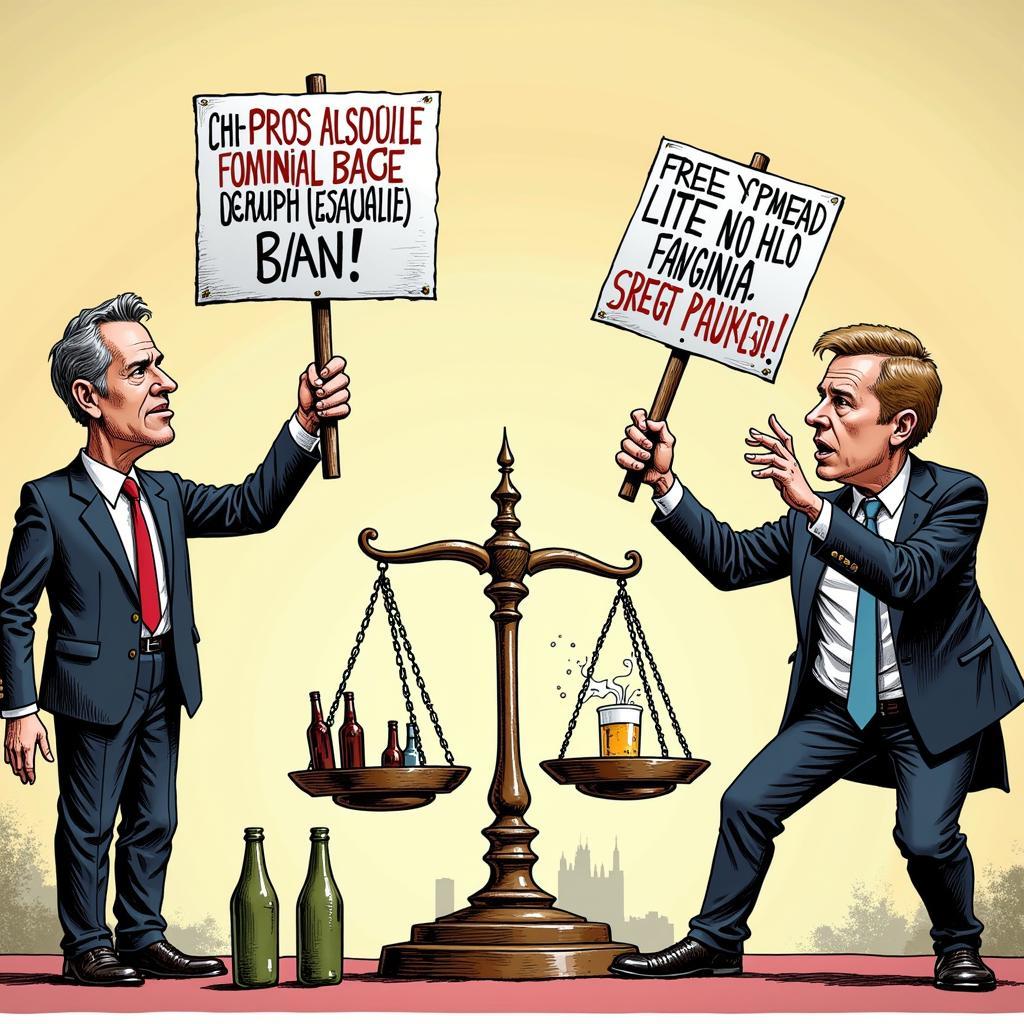 Alcohol advertising ban debate