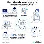 Digital privacy concerns infographic
