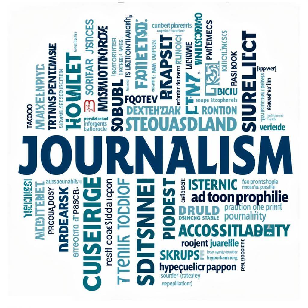 Ethical Guidelines in Journalism Word Cloud