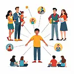 Balancing family time and peer interactions for child development