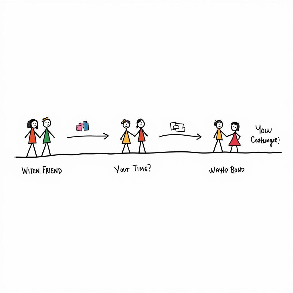 Evolution of friendship over time