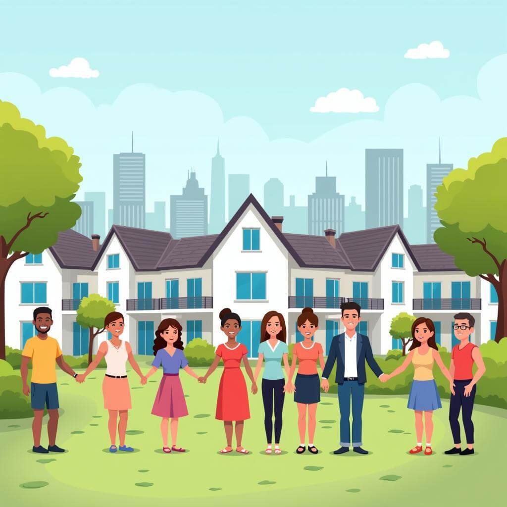 Government-provided universal housing concept