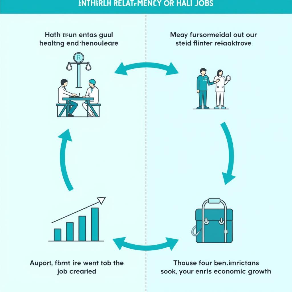 Healthcare Investment and Job Creation Infographic